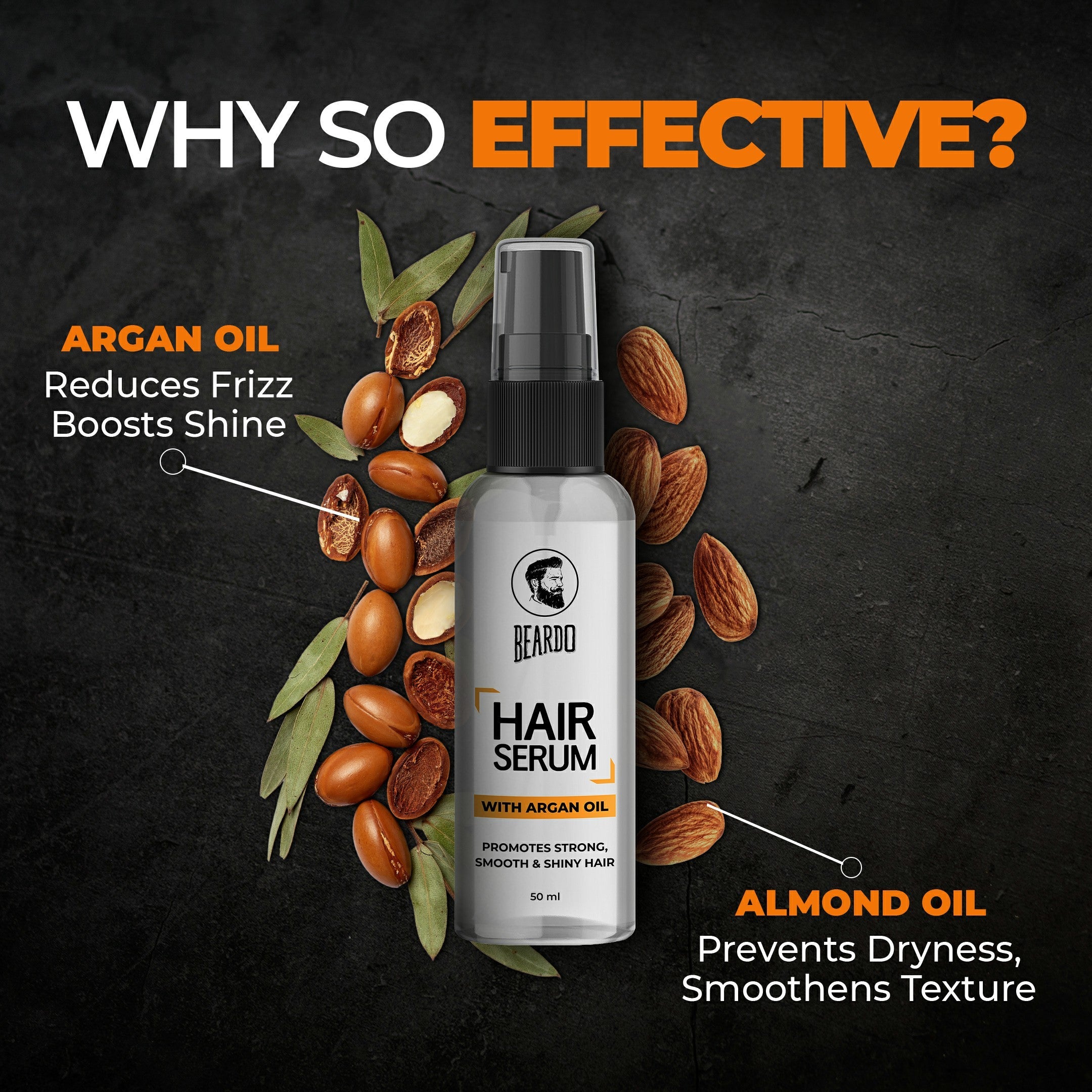 Beardo Hair Serum, 50ml - Image 3 - Buy from Indicrest