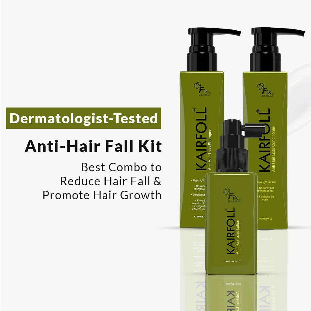 Fixderma Hair Fall Control Kit | Reduces Hair Fall and Promotes Hair Growth, 500ml - Buy from Indicrest