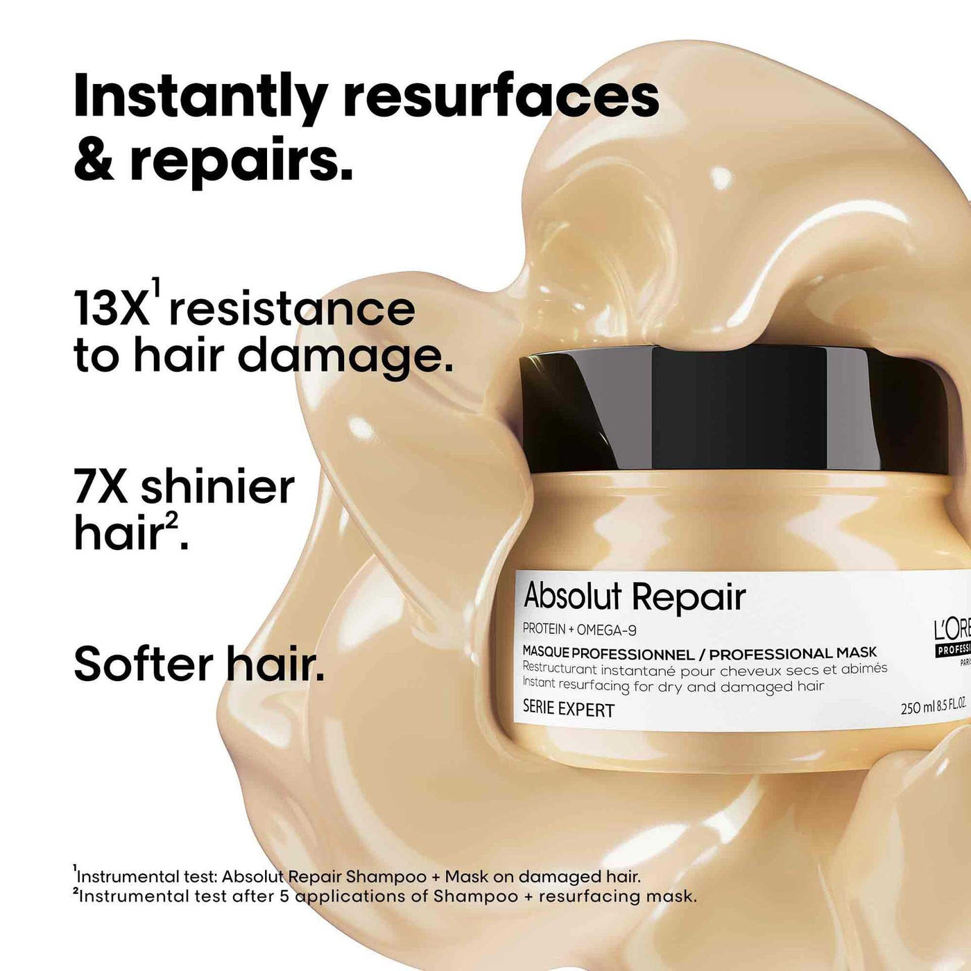 L'Oreal Professionnel Absolut Repair Mask 250g | Absolut Repair Serum 90ml Combo