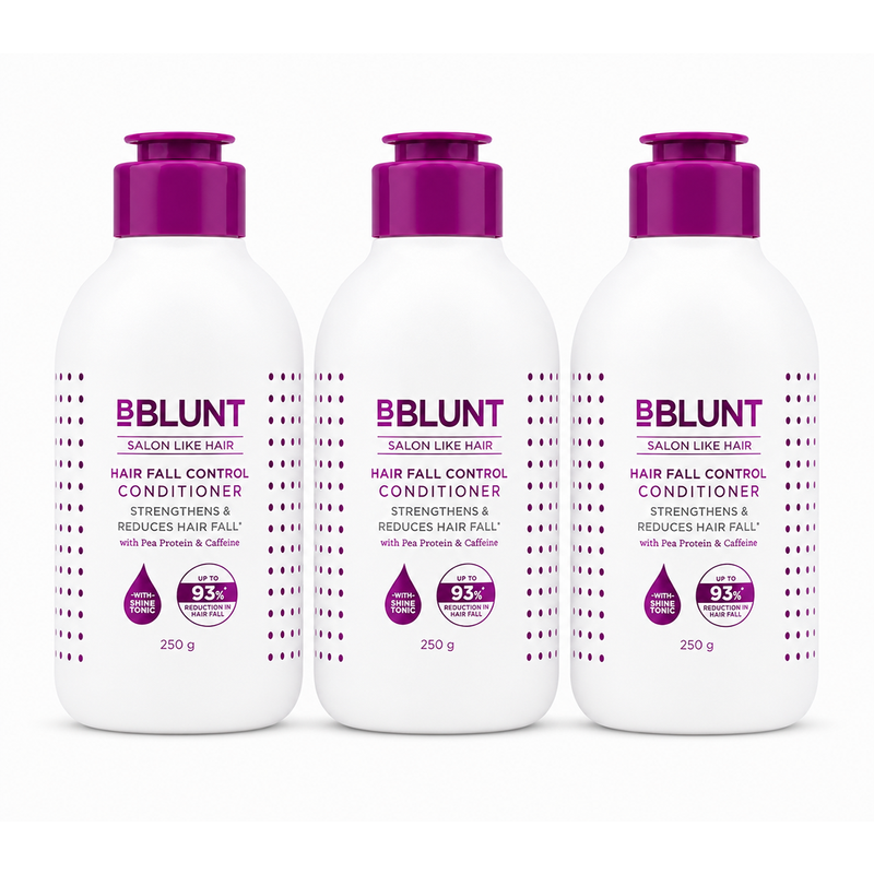 Bblunt Hair Fall Control Conditioner for Stronger Hair - 250g, Pack of 3 - Buy from Indicrest