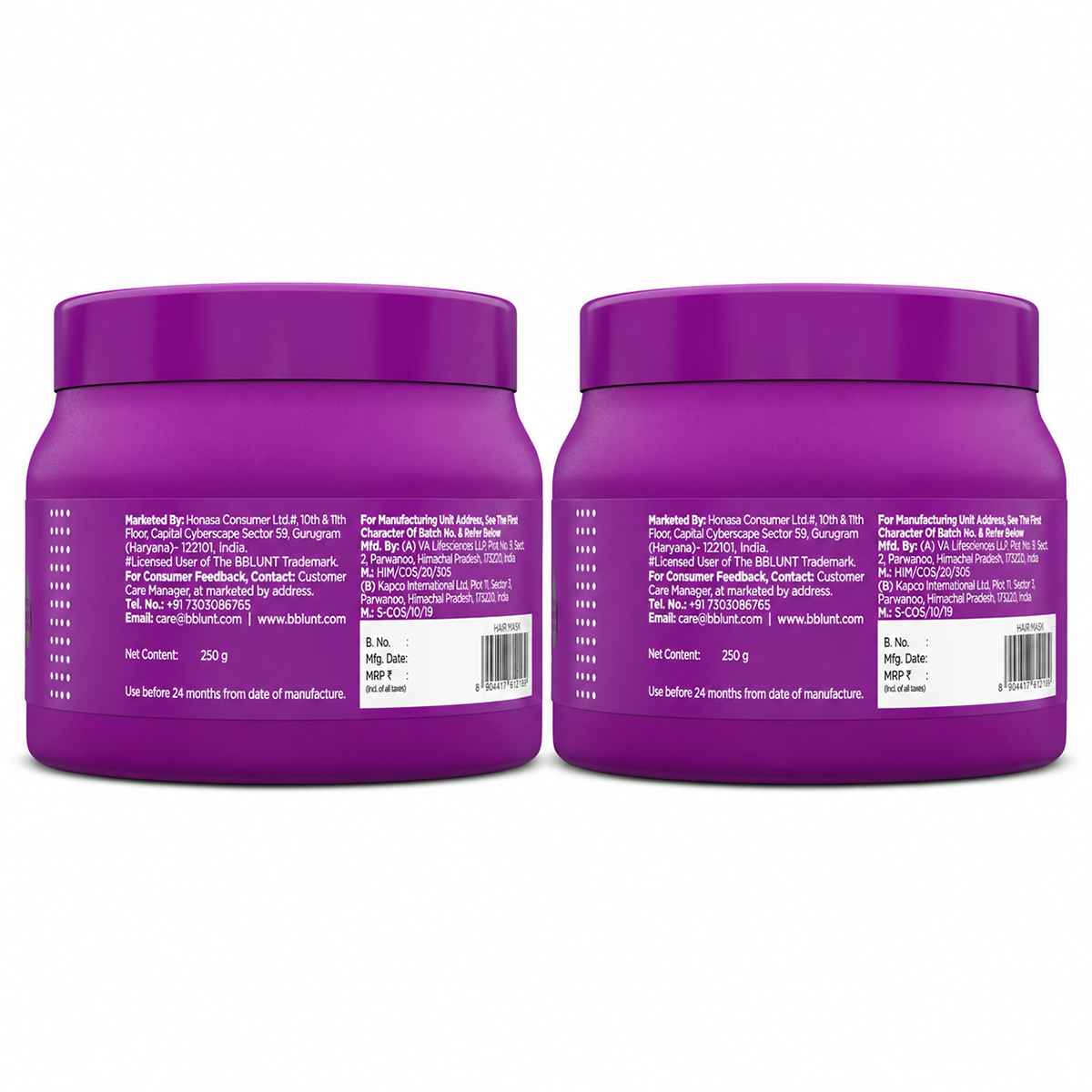 Bblunt Hair Fall Control Hair Mask with Pea Protein & Caffeine for Stronger Hair 250g, Pack of 3 X 250g - Image 12 - Buy from Indicrest