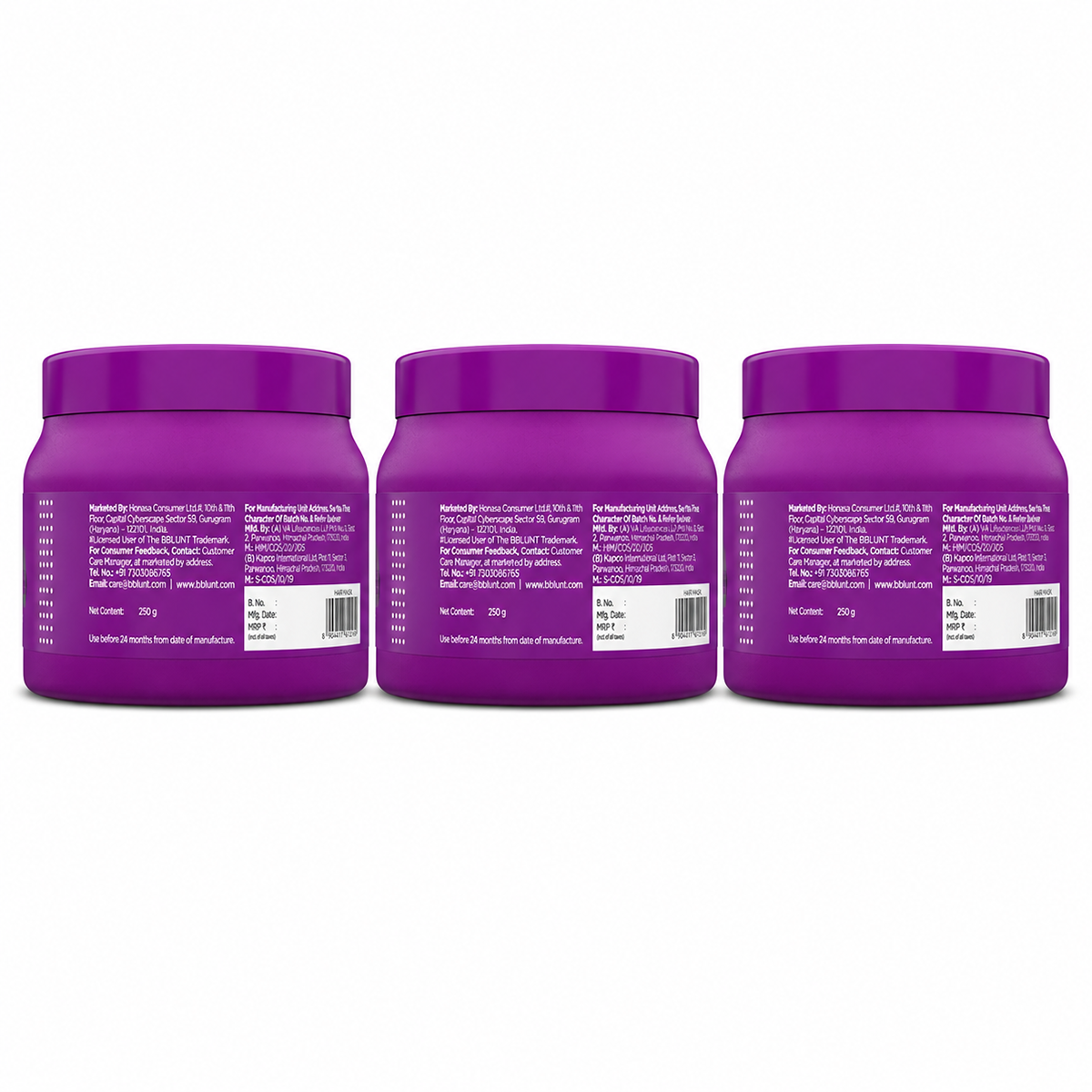 Bblunt Hair Fall Control Hair Mask with Pea Protein & Caffeine for Stronger Hair 250g - Image 10 - Buy from Indicrest
