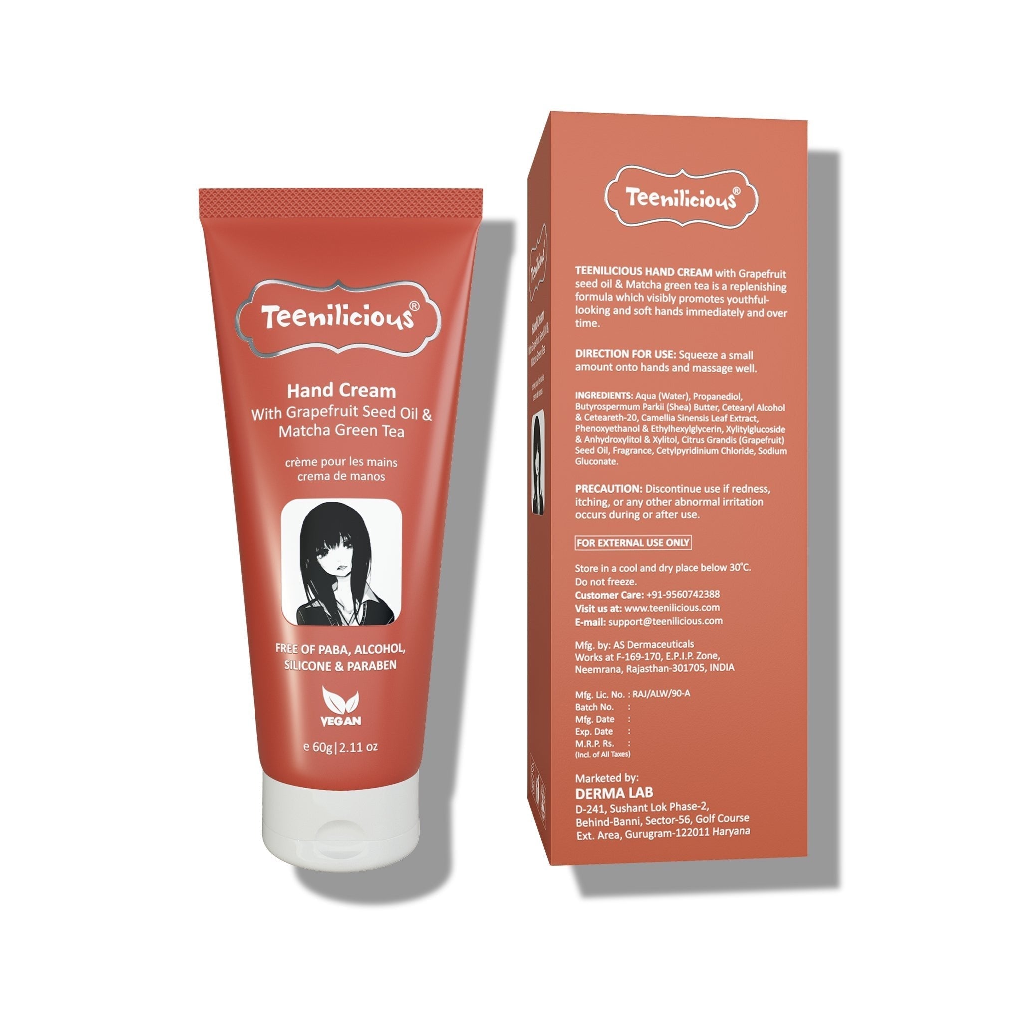Fixderma Teenilicious Hand Cream With Grapefruit seed Oil & Matcha Green Tea | Hand Cream For Dry Hands, 60g - Image 5 - Buy from Indicrest