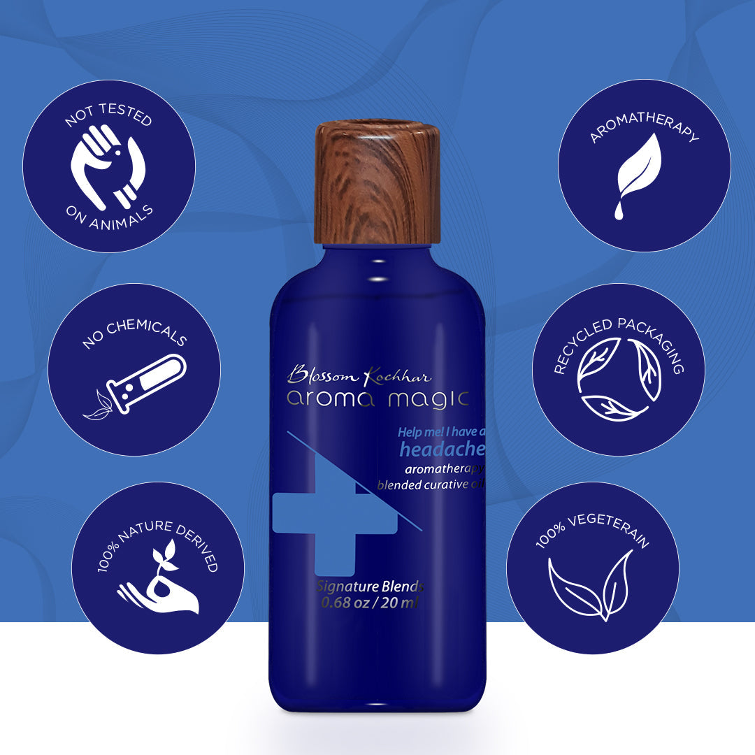 Aroma Magic Head Ache Curative Oil - Help Me Range, 20ml - Image 4 - Buy from Indicrest