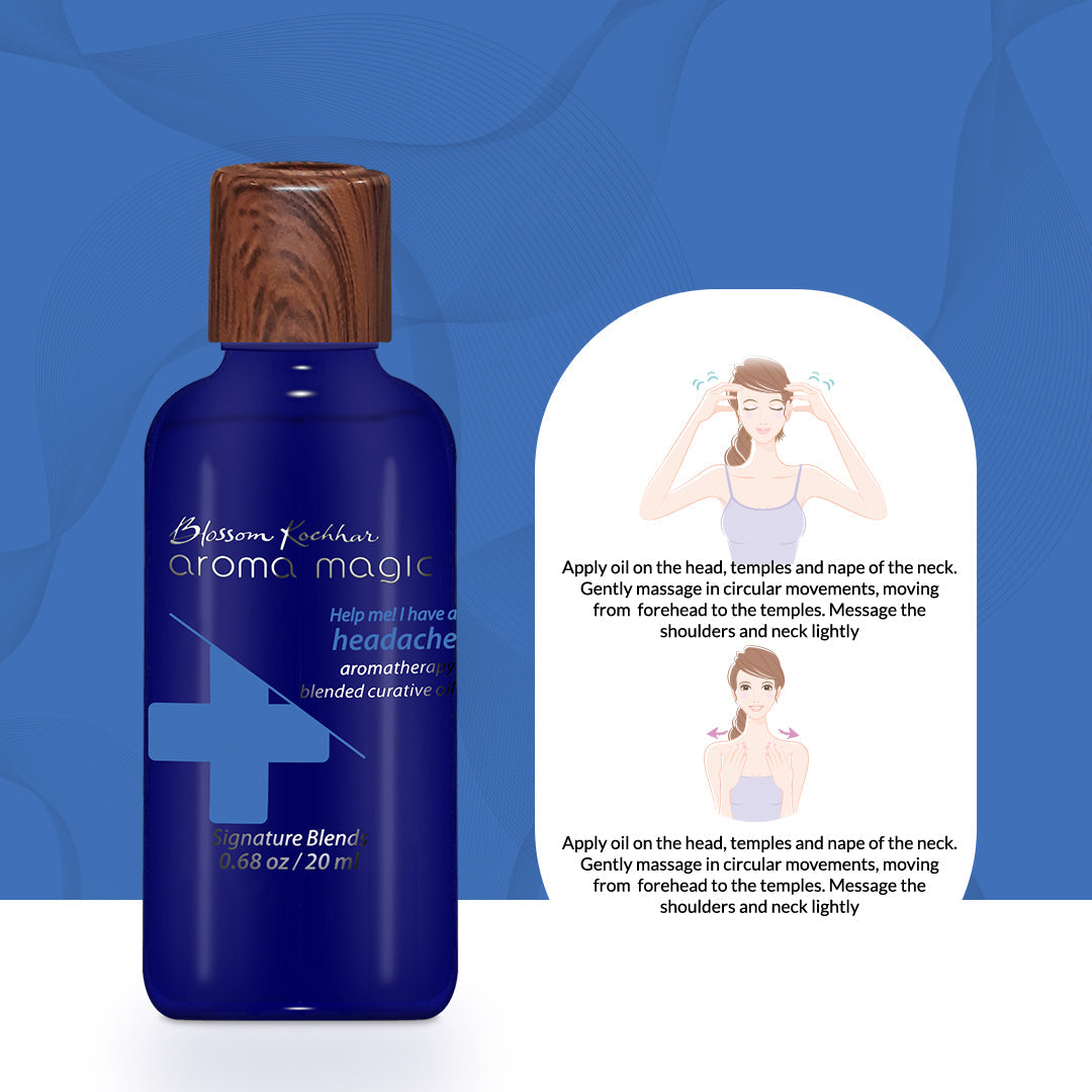 Aroma Magic Head Ache Curative Oil - Help Me Range, 20ml - Image 5 - Buy from Indicrest