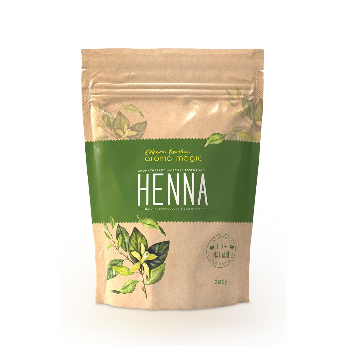 Aroma Magic Henna 100% Free of PPD, Parabens Hair Color, 200g - Image 3 - Buy from Indicrest