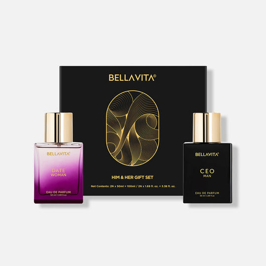 Him & Her Gift Set - 2 x 50ml - Indicrest
