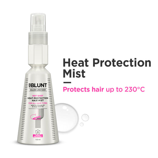Bblunt Hot Shot Heat Protection Mist with Grapeseed Oil & Provitamin B5, 150ml - Buy from Indicrest