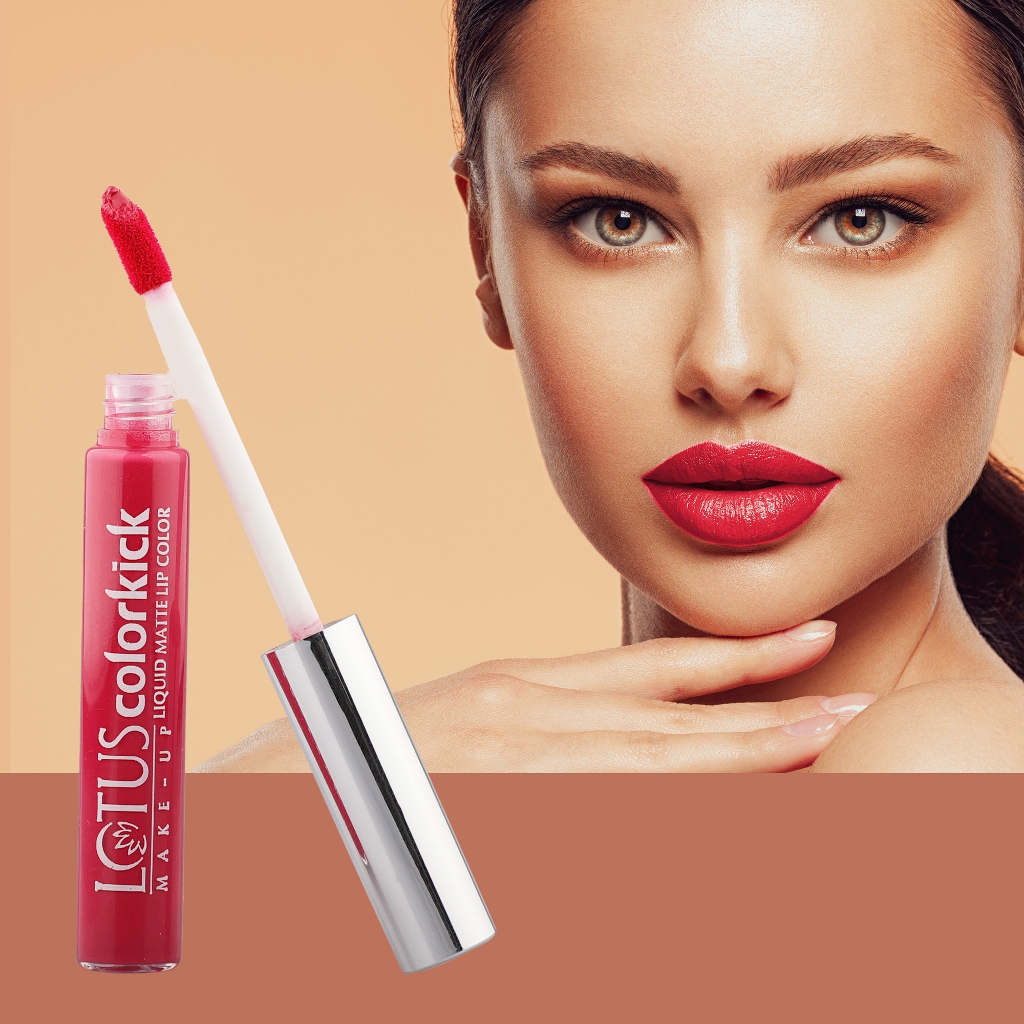 Lotus Herbals Colorkick Liquid Matte LipColor, CLM10, 6g