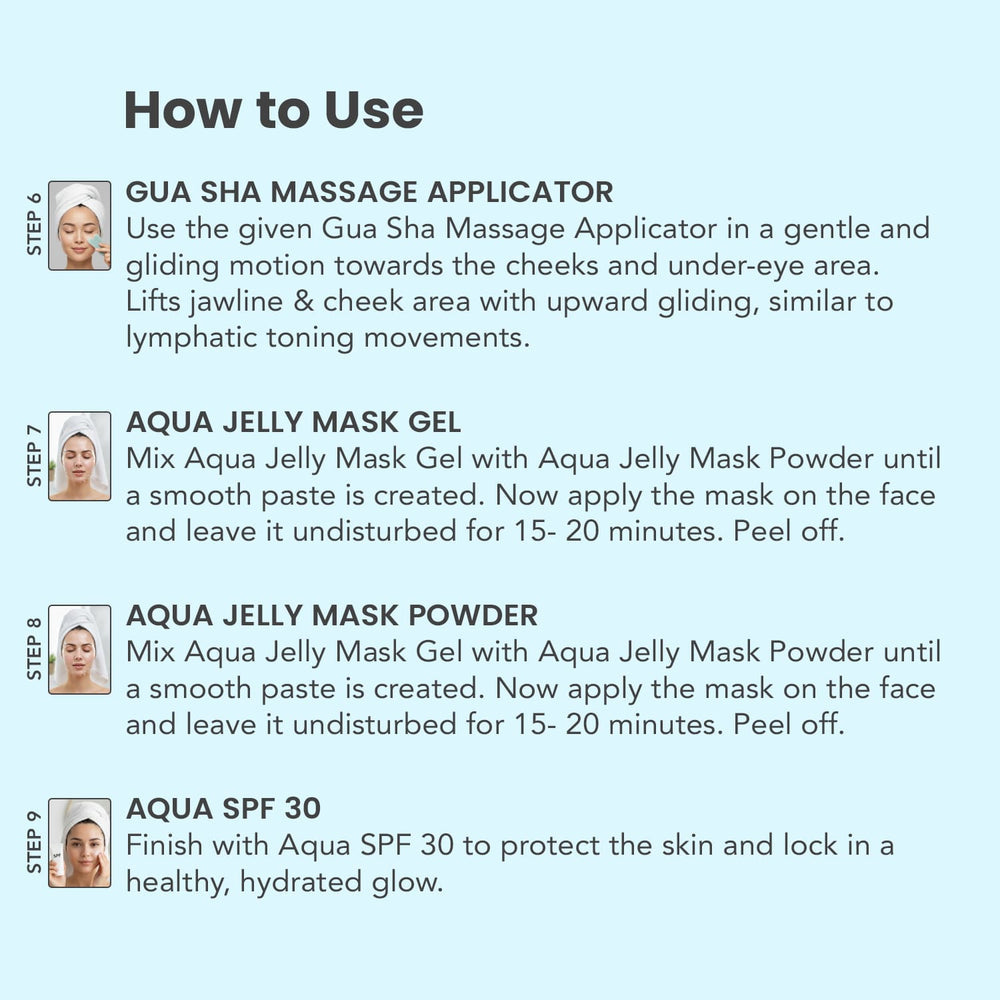 SARA Hydra Aqua Bomb Facial Kit For Skin Brightening With Hyaluronic and Tea Tree - Image 8 - Buy from Indicrest