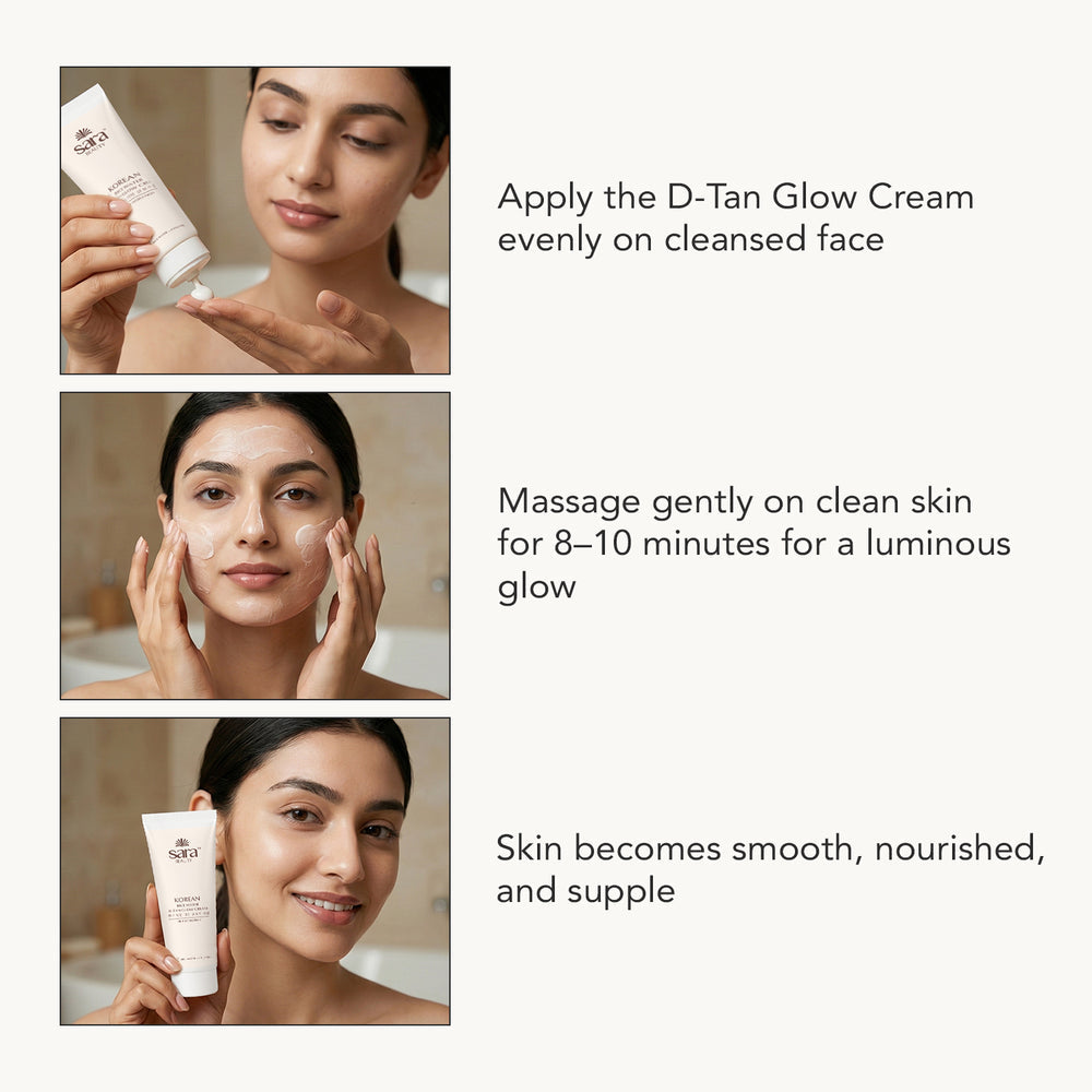 Sara Korean Rice Water D-tan Glow Cream, 120g - Image 8 - Buy from Indicrest