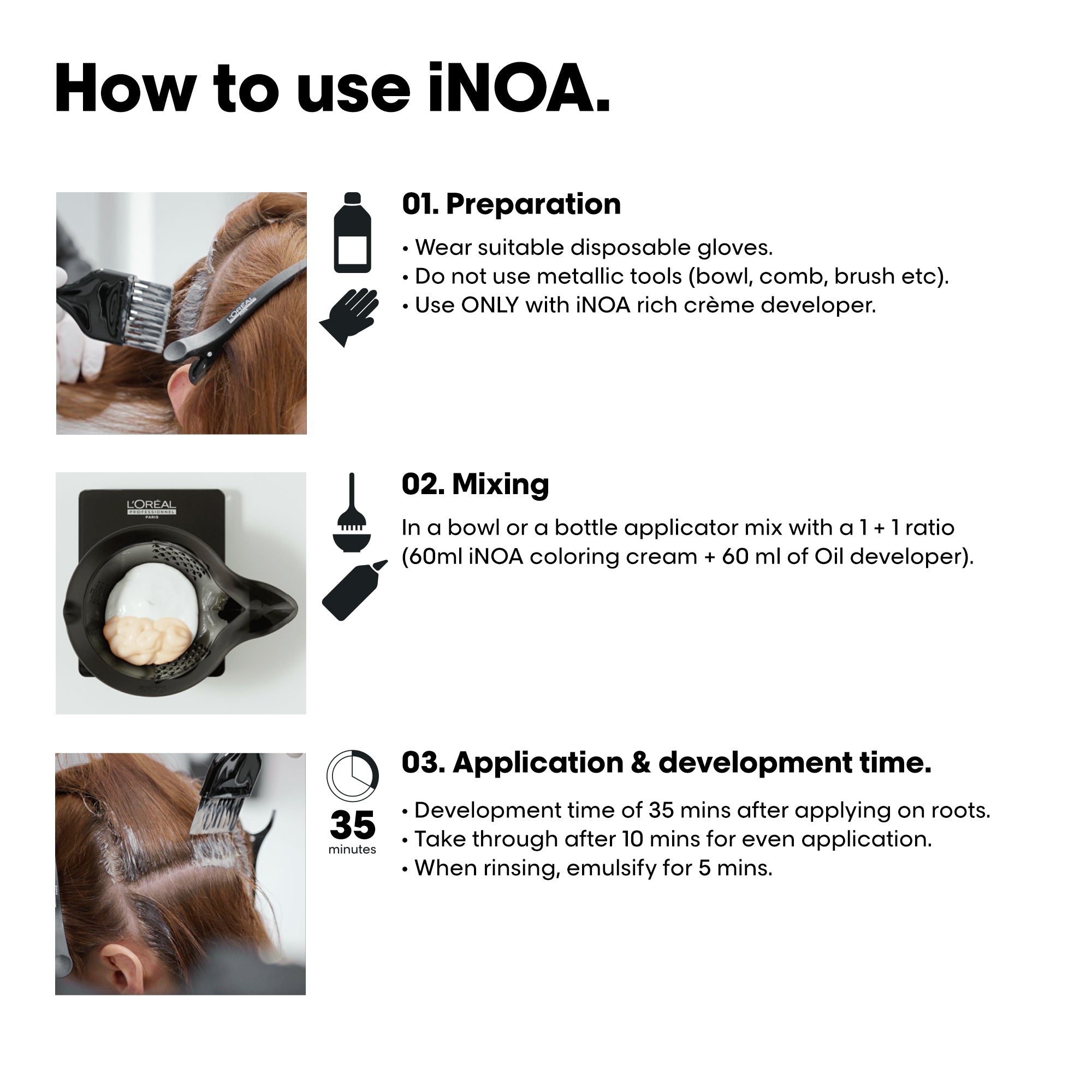 L'Oreal Professionnel Paris iNOA - 5.60 (Light Red Brown) Ammonia-Free Hair Color, 60g Buy at Indicrest Image 10