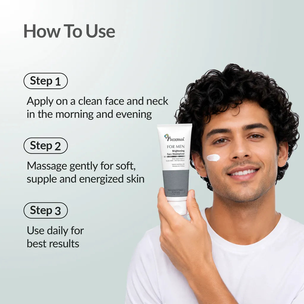 Fixderma FOR MEN Brightening Face Moisturizer, 50g - Image 3 - Buy from Indicrest
