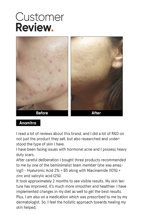 Minimalist Hyaluronic + PGA 2% Face Serum For Intense, Multi-Level Hydration without the Oily Feel, 30ml - Image 6 - Buy from Indicrest