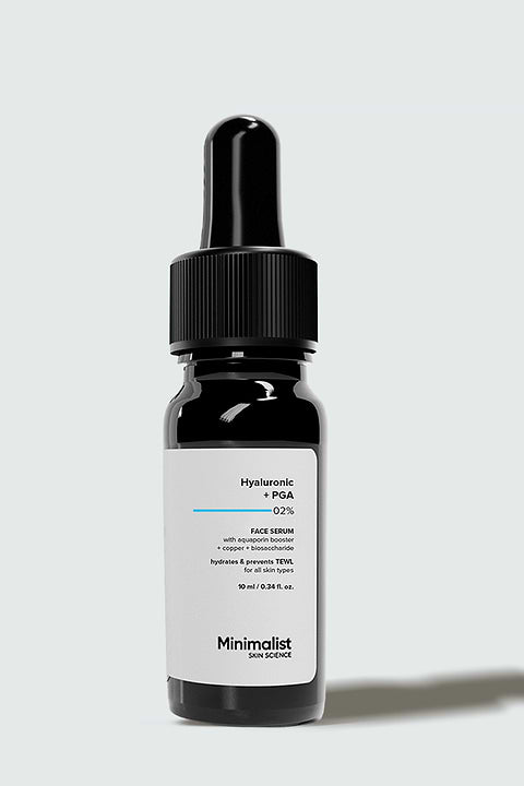 Minimalist Hyaluronic + PGA 2% Face Serum For Intense, Multi-Level Hydration without the Oily Feel, 30ml - Image 8 - Buy from Indicrest