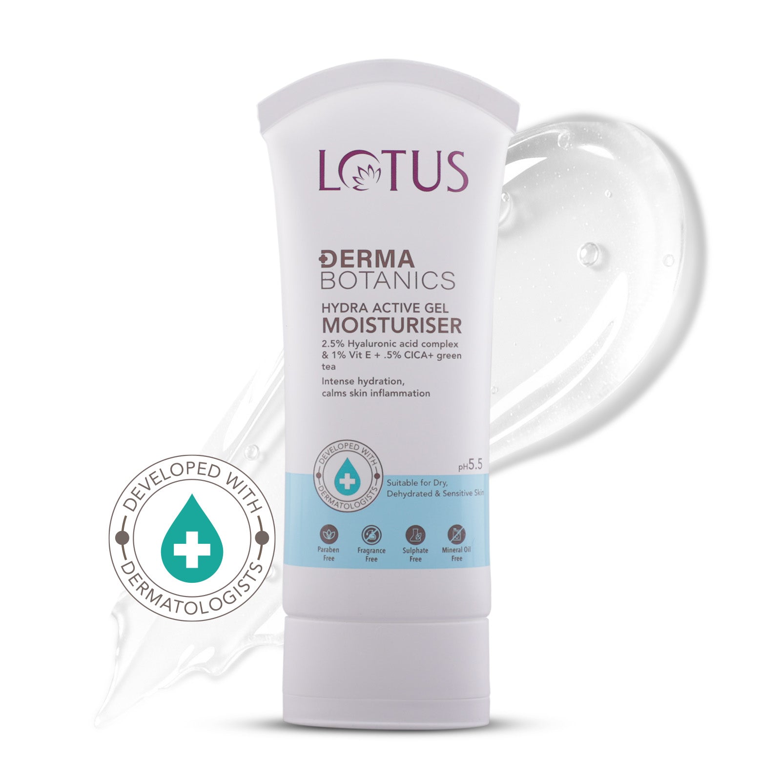 Lotus Herbals DermaBotanics Hydra Active Gel Moisturiser, 50g