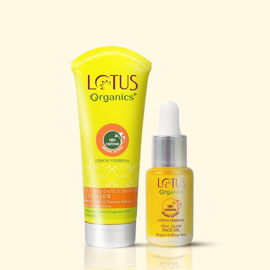 Lotus Herbals Organics+ Hydrating Glow Combo, 100g + 15ml