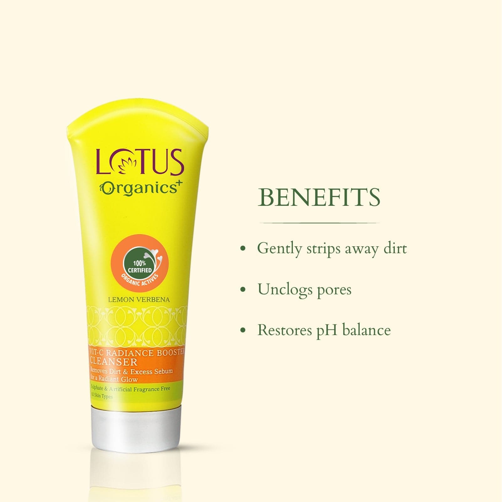 Lotus Herbals Organics+ Hydrating Glow Combo, 100g + 15ml