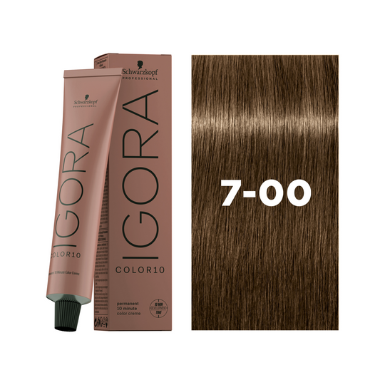 Schwarzkopf Professional Igora Color10 7-00 Medium Blonde Natural Extra, 60ml Buy at Indicrest