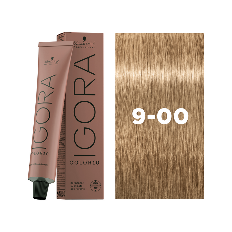 Schwarzkopf Professional Igora Color10 9-00 Extra Light Blonde Natural Extra, 60ml Buy at Indicrest