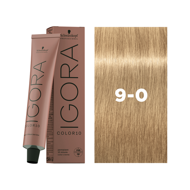 Schwarzkopf Professional Igora Color10 9-0 Extra Light Blonde Natural, 60ml Buy at Indicrest