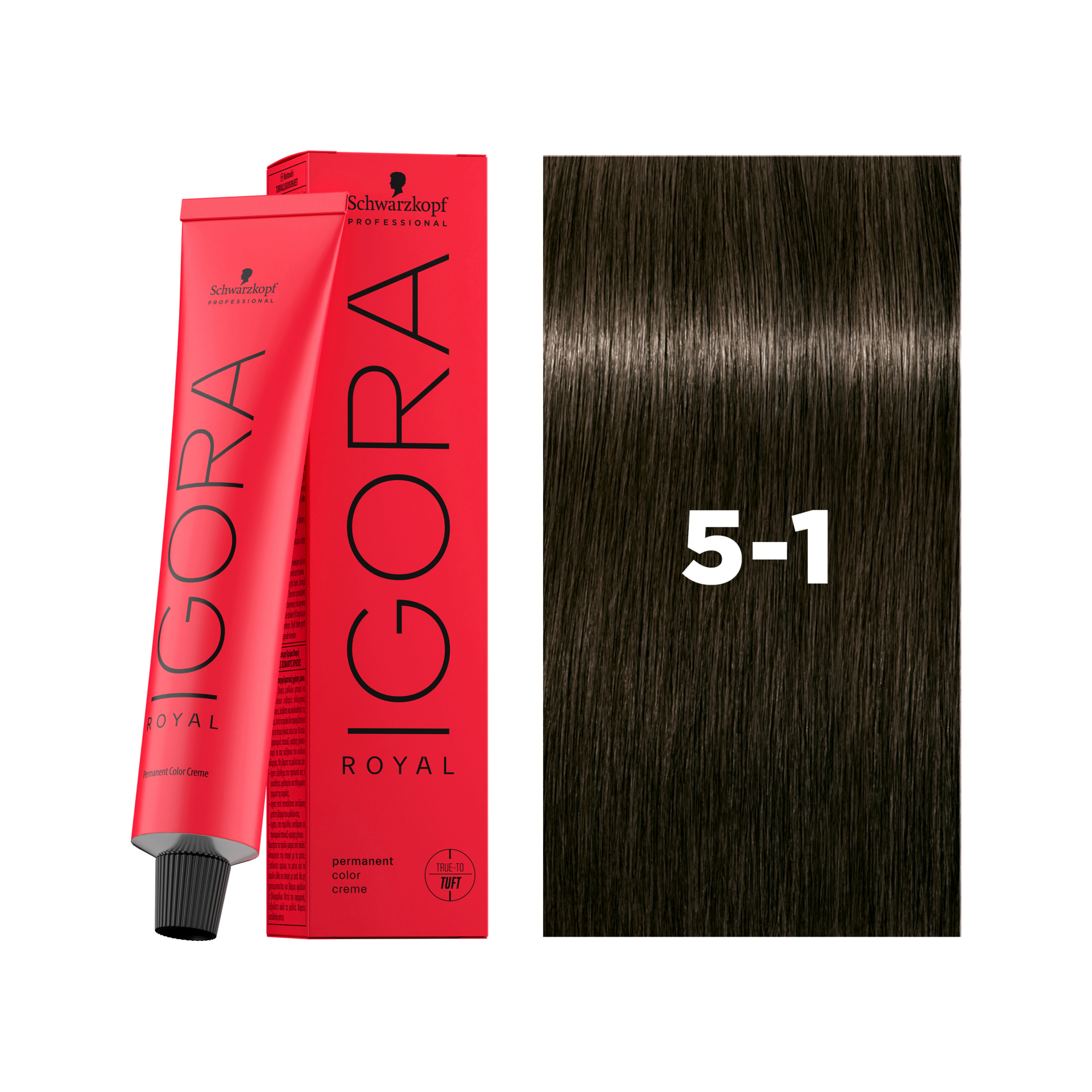 Schwarzkopf Professional Igora Royal 5-1 Light Brown Cendré, 60ml