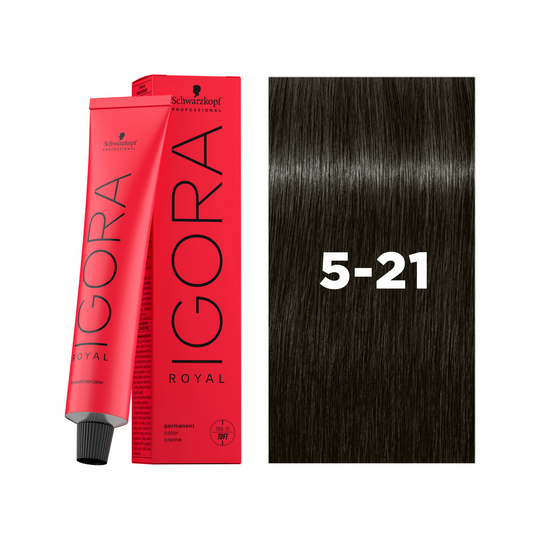 Schwarzkopf Professional Igora Royal 5-21 Light Brown Ash Cendré, 60ml Buy at Indicrest