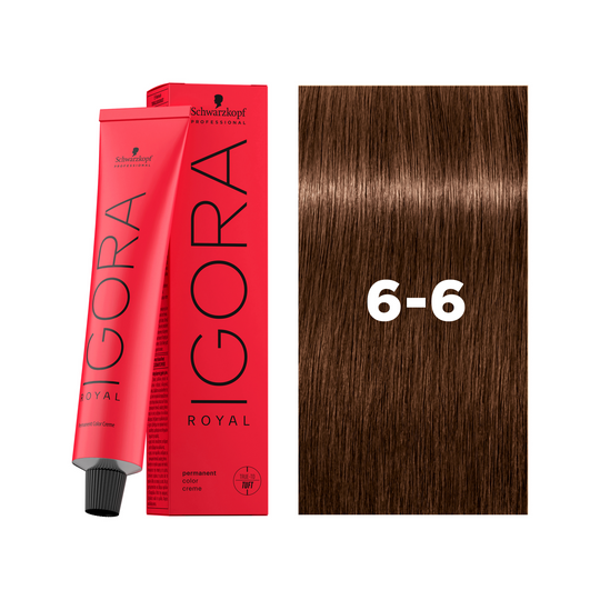 Schwarzkopf Professional Igora Royal 6-6 Dark Blonde Chocolate, 60ml Buy at Indicrest
