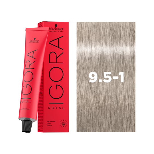 Schwarzkopf Professional Igora Royal 9,5-1 Pastel Cendré, 60ml Buy at Indicrest