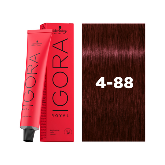Schwarzkopf Professional Igora Royal 4-88 Medium Brown Red Extra, 60ml Buy at Indicrest