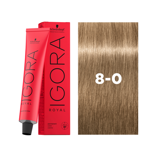 Schwarzkopf Professional Igora Royal 8-0 Light Blonde Natural, 60ml Buy at Indicrest