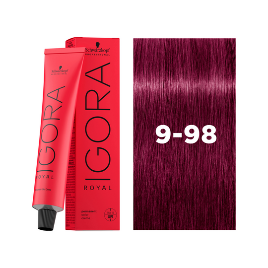 Schwarzkopf Professional Igora Royal 9-98 Extra Light Blonde Violet Red, 60ml Buy at Indicrest