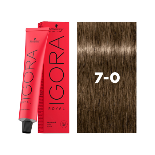 Schwarzkopf Professional IGORA ROYAL (7-0) Medium Blonde Natural, 60ml