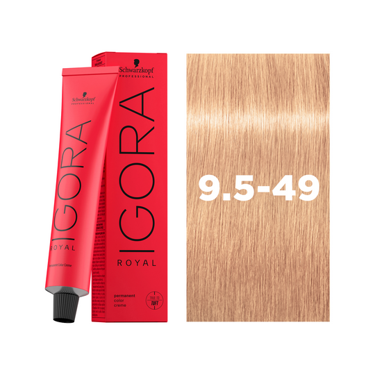 Schwarzkopf Professional Igora Royal 9,5-49 Pastel Nude, 60ml Buy at Indicrest