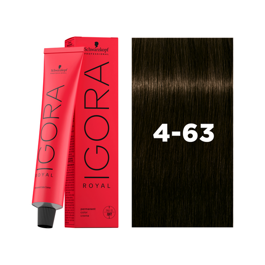 Schwarzkopf Professional Igora Royal 4-63 Medium Brown Chocolate Matt, 60ml Buy at Indicrest