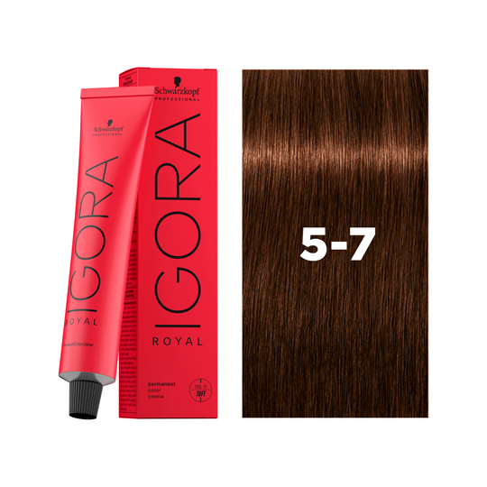 Schwarzkopf Professional Igora Royal 5-7 Light Brown Copper, 60ml Buy at Indicrest