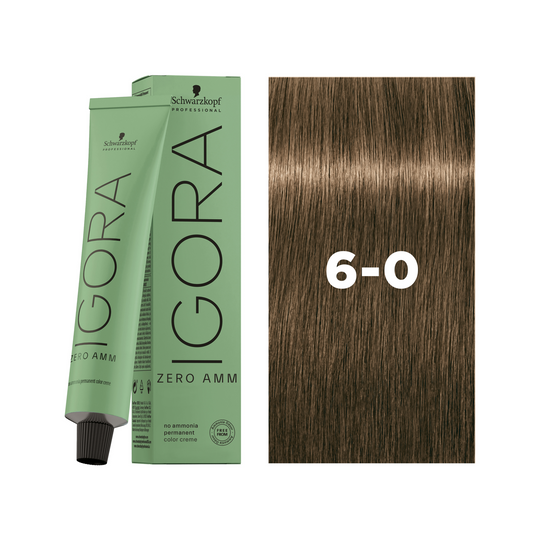 Schwarzkopf Professional Igora Zero AMM 6-0 Dark Blonde Natural, 60ml Buy at Indicrest