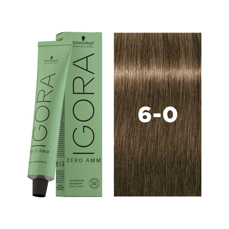 Schwarzkopf Professional Igora Zero AMM 6-0 Dark Blonde Natural, 60ml Buy at Indicrest