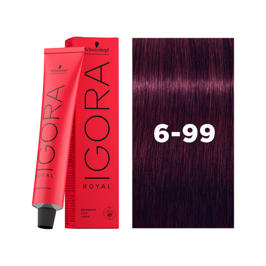 Schwarzkopf Professional Igora Royal 6-99 Dark Blonde Violet Extra, 60ml Buy at Indicrest