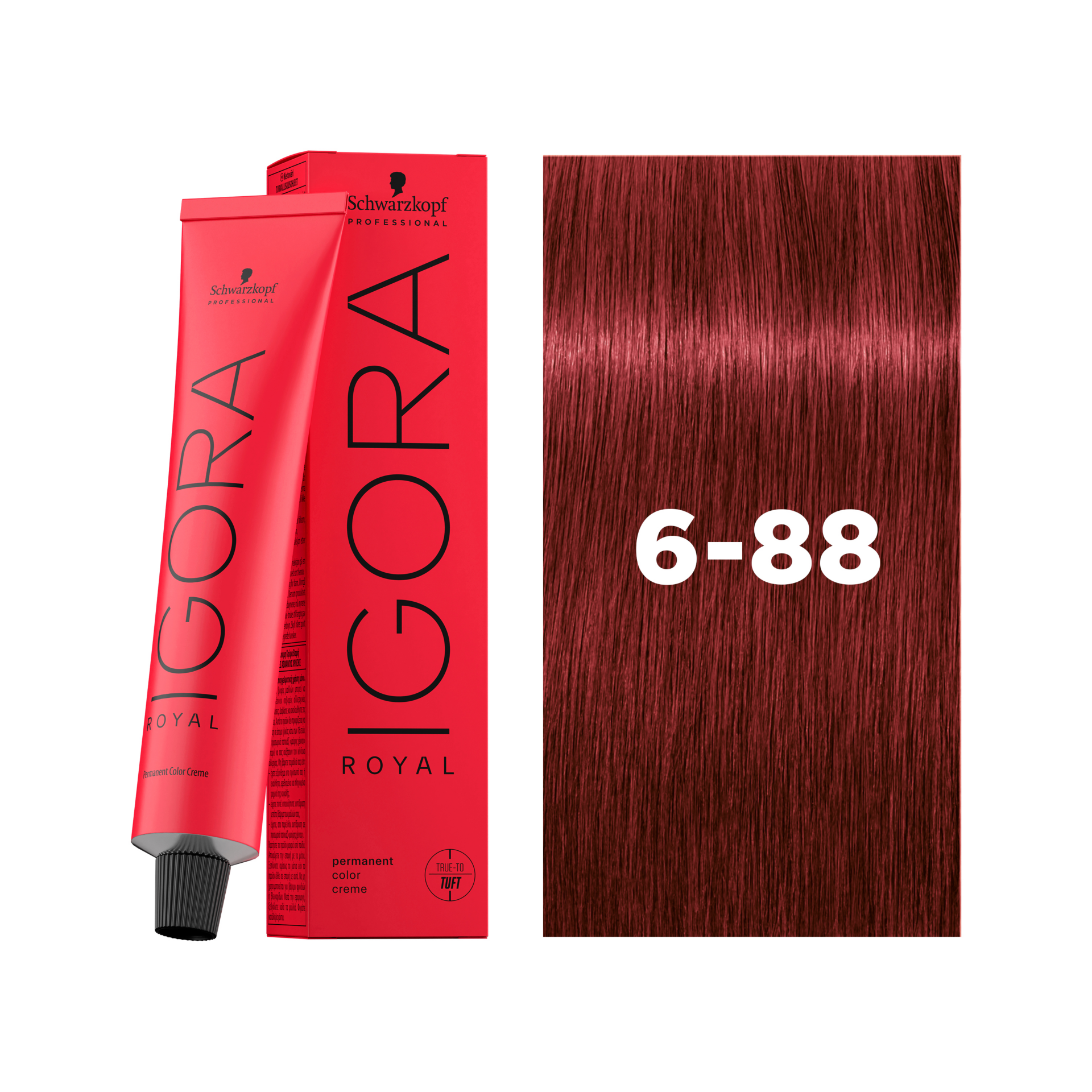 Schwarzkopf Professional Igora Royal 6-88 Dark Blonde Red Extra, 60ml
