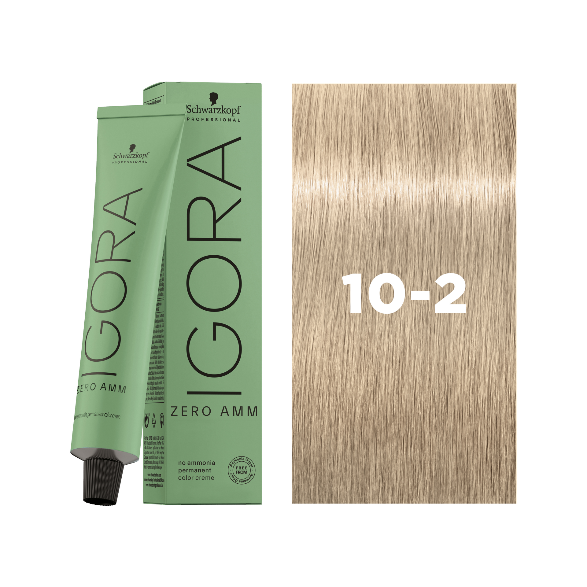 Schwarzkopf Professional Igora Zero AMM 10-2 Ultra Blonde Ash, 60ml