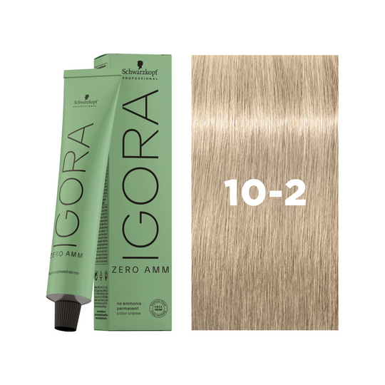 Schwarzkopf Professional Igora Zero AMM 10-2 Ultra Blonde Ash, 60ml Buy at Indicrest