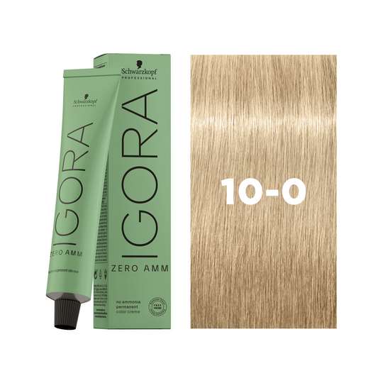 Schwarzkopf Professional Igora Zero AMM 10-0 Ultra Blonde Natural, 60ml Buy at Indicrest