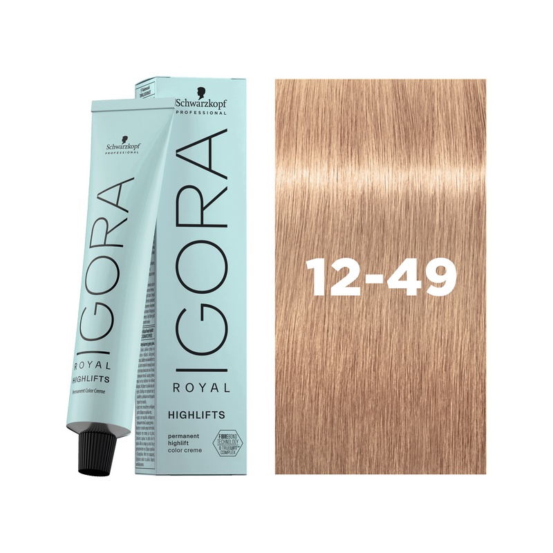 Schwarzkopf Professional Igora Royal Highlifts 12-49 Special Blonde Beige Violet, 60ml Buy at Indicrest