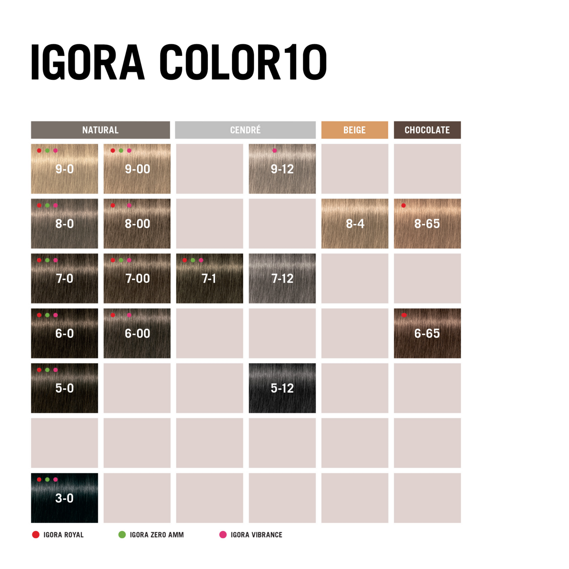 Schwarzkopf Professional Igora Color10 9-00 Extra Light Blonde Natural Extra, 60ml