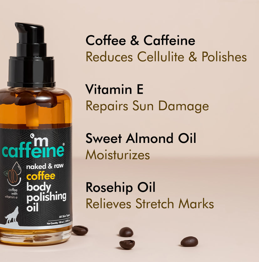 Mcaffeine Coffee Body Polishing Oil, 100ml - Image 3 - Buy from Indicrest