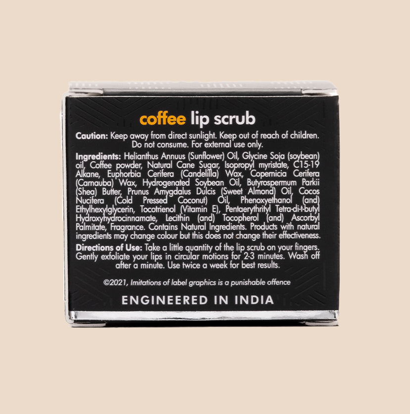 Mcaffeine Coffee Lip Scrub, 12g - Image 9 - Buy from Indicrest
