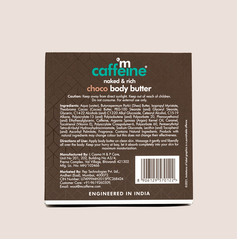 Mcaffeine Choco Body Butter, 250g - Image 9 - Buy from Indicrest