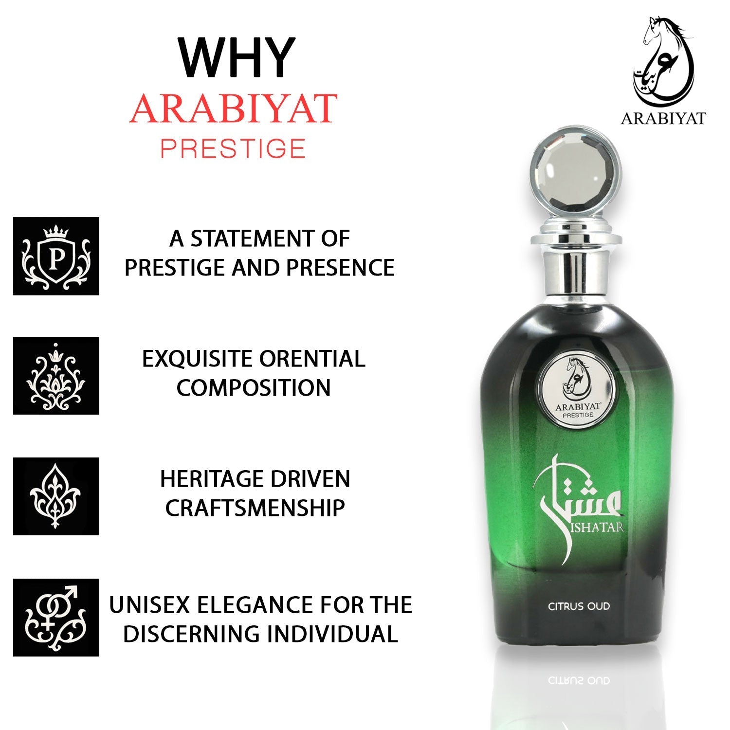 Arabiyat Prestige ISHATAR CITRUS OUD EDP, 110ml UNISEX - Image 8 - Buy from Indicrest