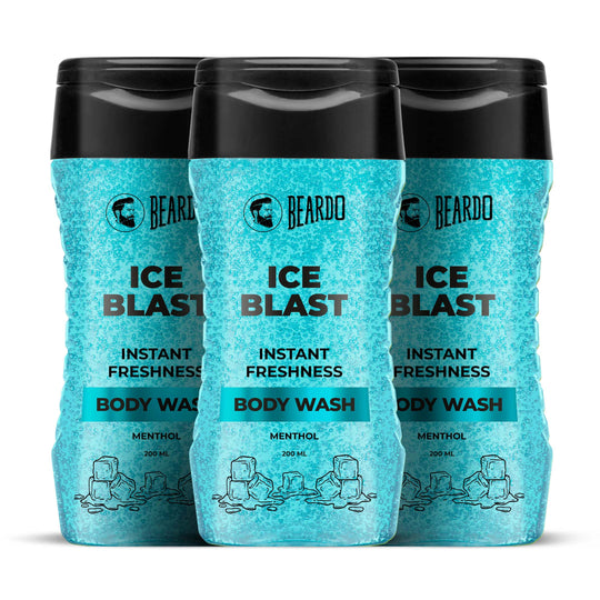 Beardo Ice Blast Body Wash, Pack of 3 - Buy from Indicrest